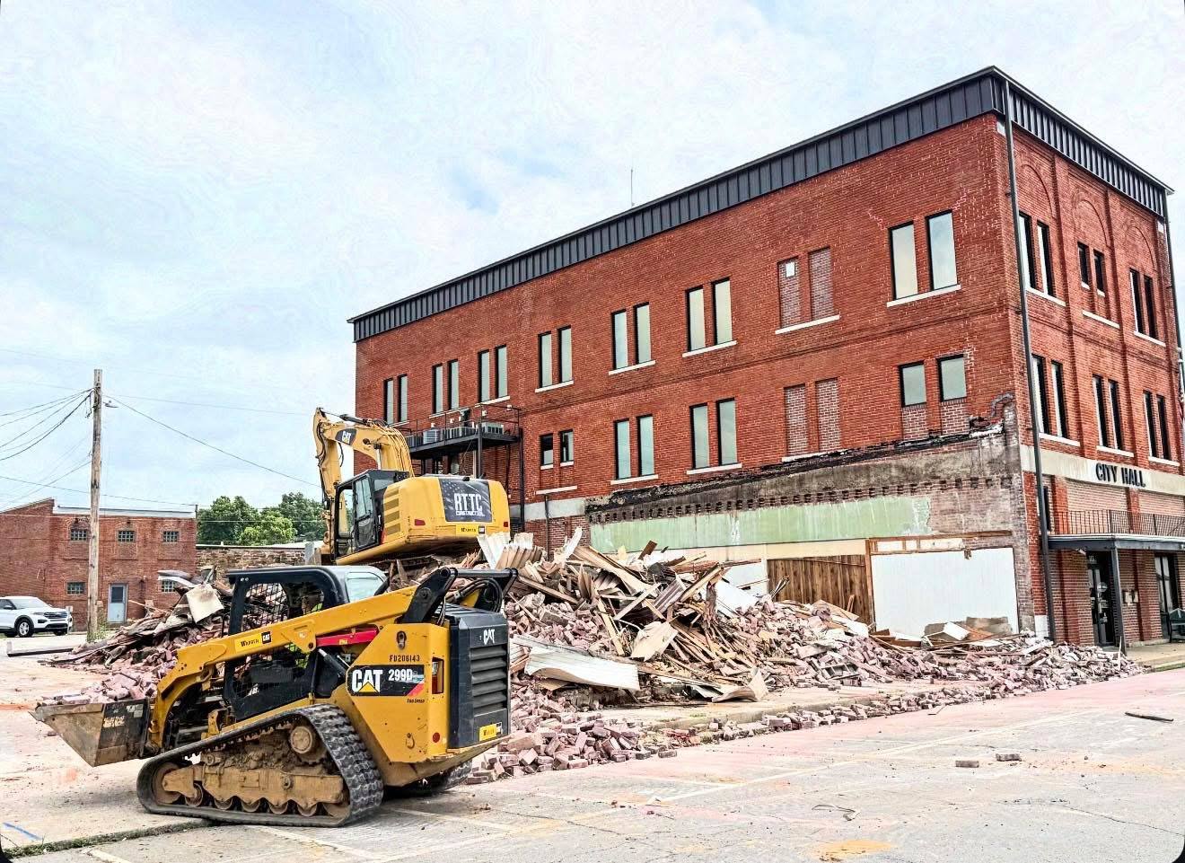 RTTC Construction equipment on site with a skid steer and excavator
